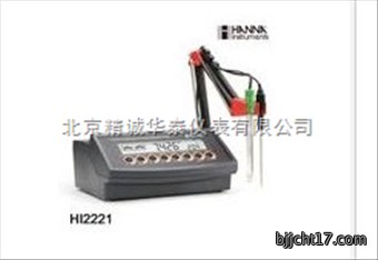 哈纳 微电脑酸度/HANNA HI2221酸度计